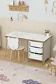 Table d'activité avec rouleau de papier à dessin, bureau pour enfants, armoire à jouets