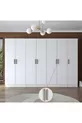 Rani  Armoire Spacieuse Armoire à Vêtements 7 Portes  Étagères 3 Penderies Armoire Modulaire Blanche