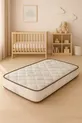 Matelas à ressorts ortopédique doux avec motif bambou Pooly * Matelas pour bébé à ressorts