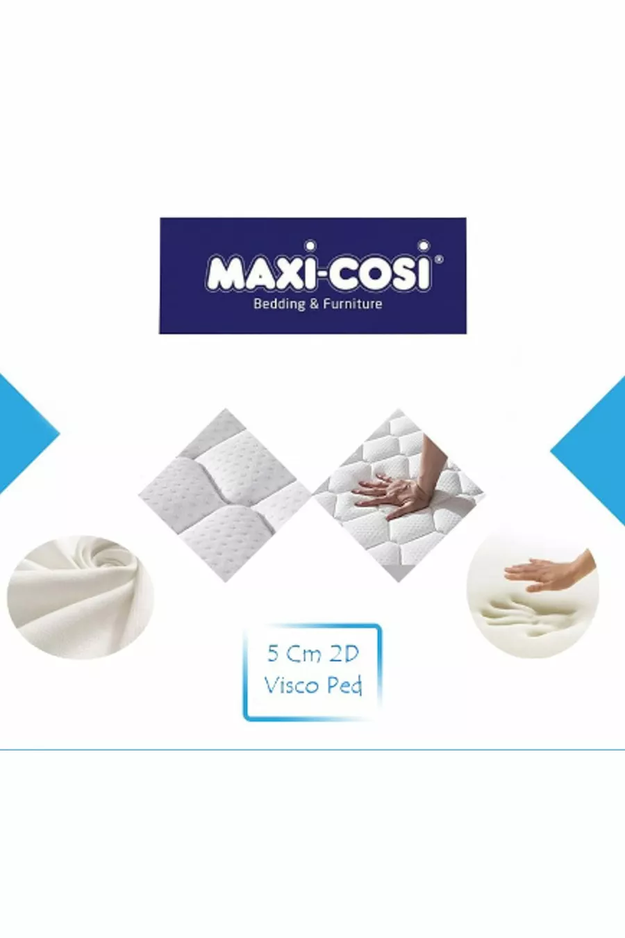 Matelas orthopédique en coton Maxi-Cosi  avec surmatelas en visco