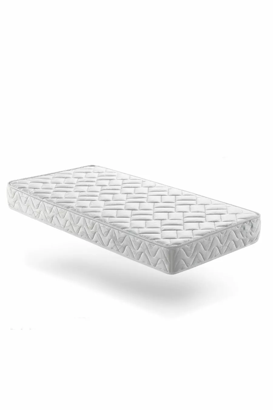 Matelas à ressorts orthopédique Bianco Jacquard