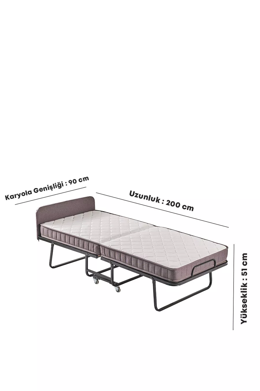Lit pliant Flexbed-Sommier Lit simple Cm