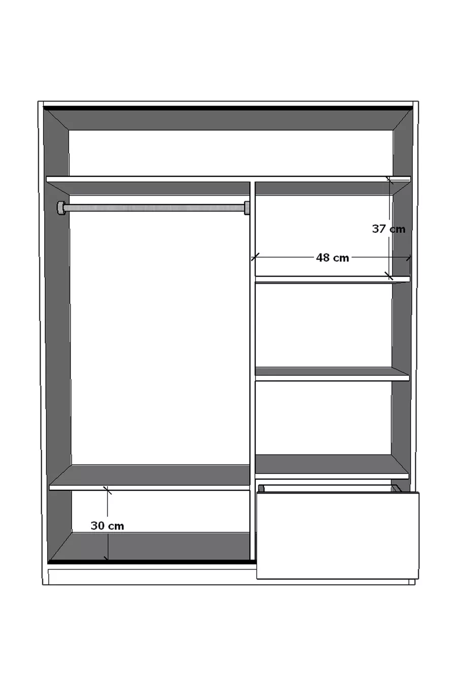 GM  ARMOIRE COULISSANTE VIOLET ET BLANC