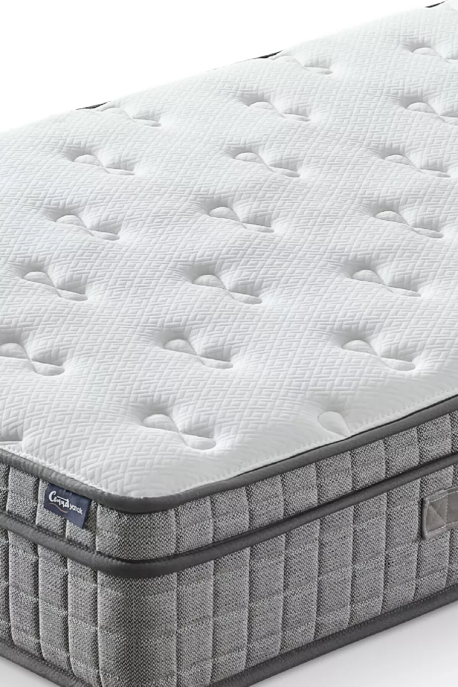Matelas Melisa Visco Orthopédique Simple, Antibactérien et à Ressorts Ensachés