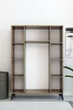 Armoire à quatre portes Atlas et penderie modèle moderne rayé  cm