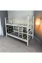 Lit superposé en fer Metal Blanc