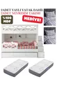Mars Ranza / 100 % MDF / 2 Lits à ressorts en bambou / 2 Ensembles de literie offerts