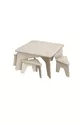 - Ensemble de meubles pour enfants Carré, peinturable, portable, design spécial