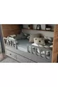 Lit superposé avec volet / Installation gratuite / 100% MDF / 2 matelas à ressorts en bambou / 2 ensembles de linge de lit offerts