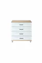 Commode à tiroirs Sicile | MDF de première qualité | Portes revêtues REHAU | Pieds en bois