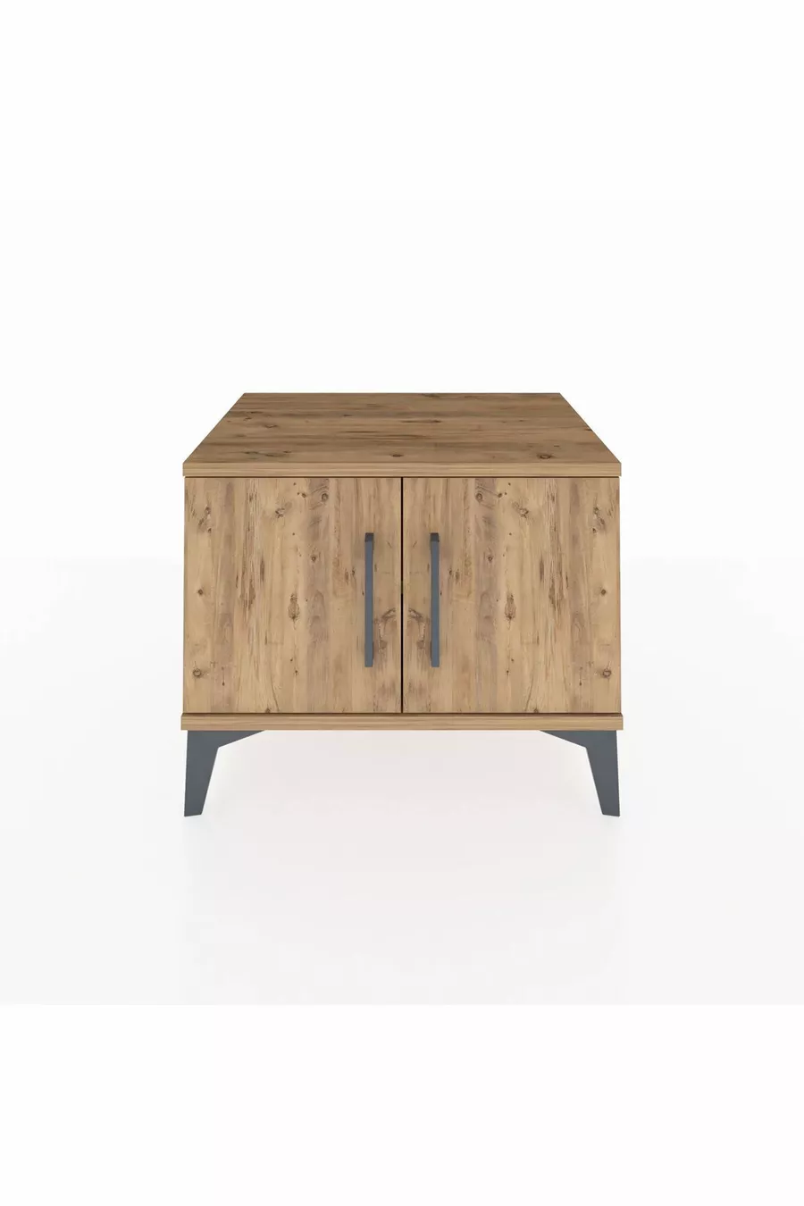 Commode Hyperion avec une étagère et 2 portes, Pin-Pin