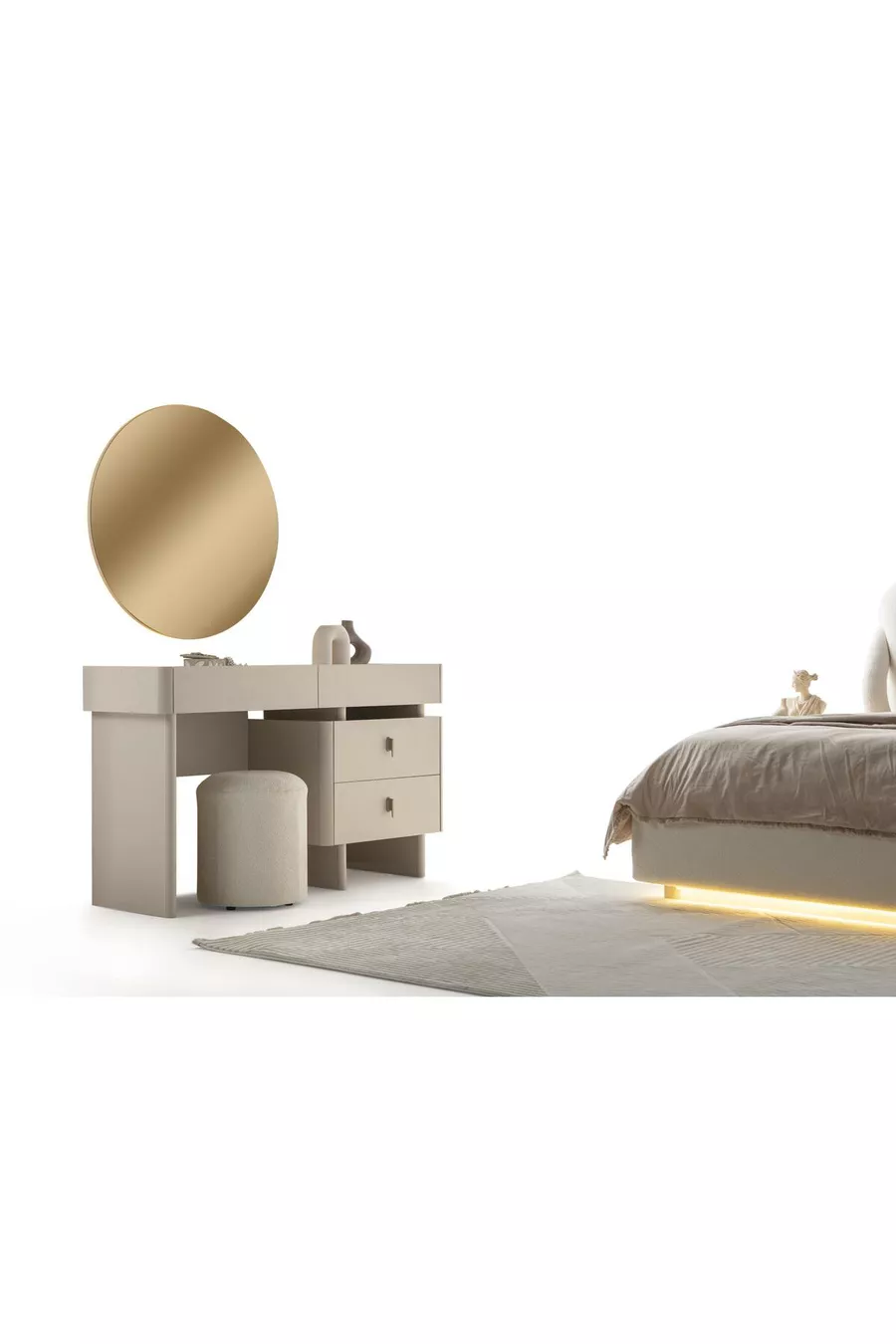 COMMODE ALASKA + MIROIR