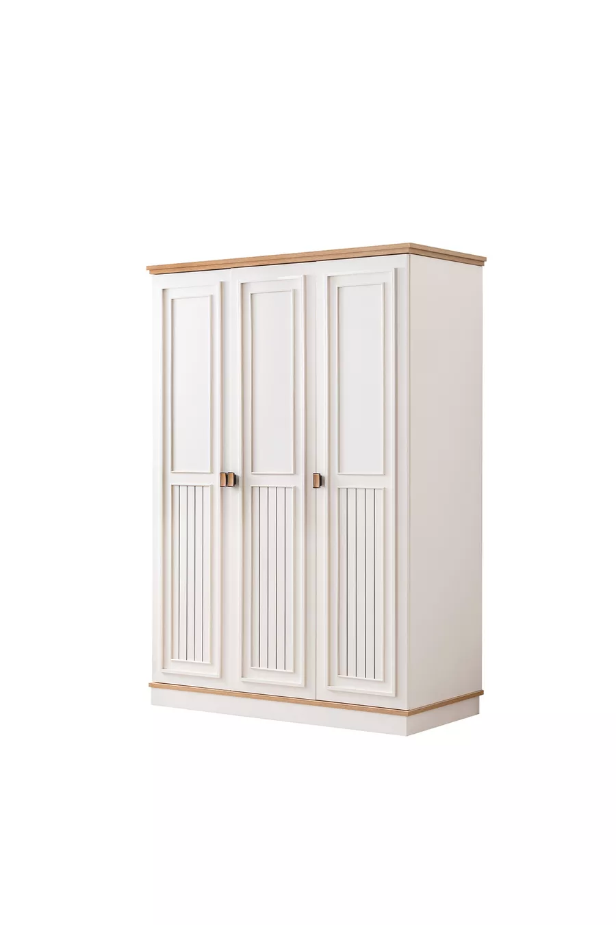 Lits superposés, Lit superposé Zenit avec tiroirs, Armoire à 3 portes, 3 matelas confort