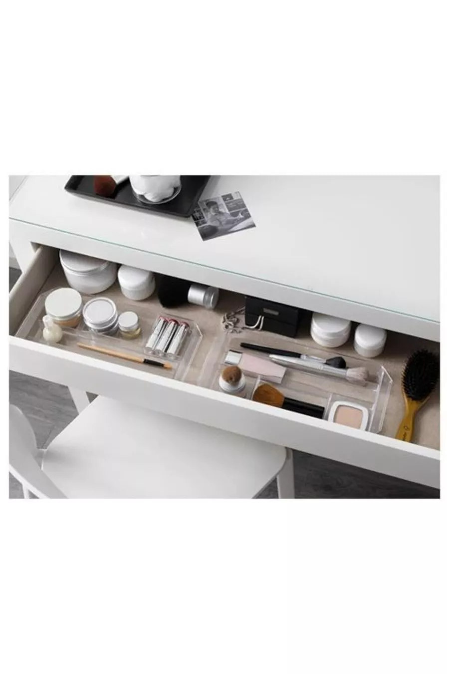 Malm, coiffeuse, cm, blanc