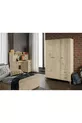 Ensemble de chambre moderne pour jeunes en chêne - 4 pièces et entièrement en MDF de qualité supérieure
