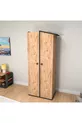 Ensemble de chambre d'enfant Valerin en pin Atlantique anthracite - Bureau, Lit, Bibliothèque, Armoire, Table de chevet