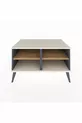 Commode Kronos 2 étagères Anthracite-Pierre de lune/Sapin