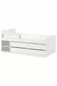 SLAKT/NATTAPA, lit simple, blanc, cm