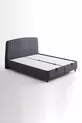 Canto Baza, Ensemble de 2 Têtes d'Argent Pour Lit Double - Anthracite,