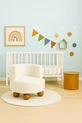 Fauteuil pour enfants en peluche douce Teddy, confortable, couleur crème, pour lire des livres et se détendre