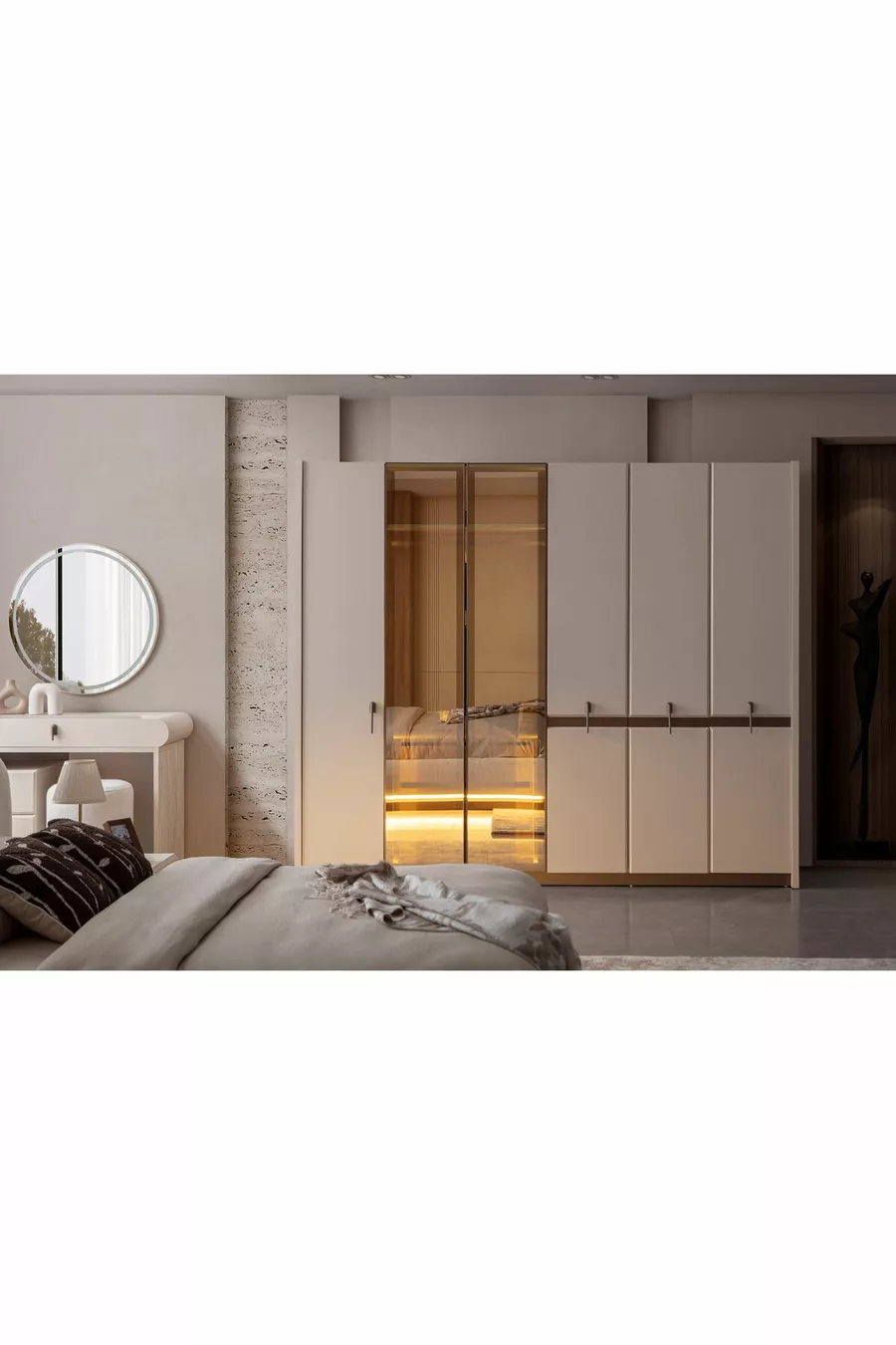 ENSEMBLE DE CHAMBRE À COUCHER GLORIA