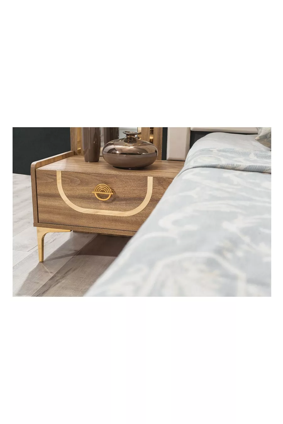 Ensemble de chambre à coucher Safir Noyer