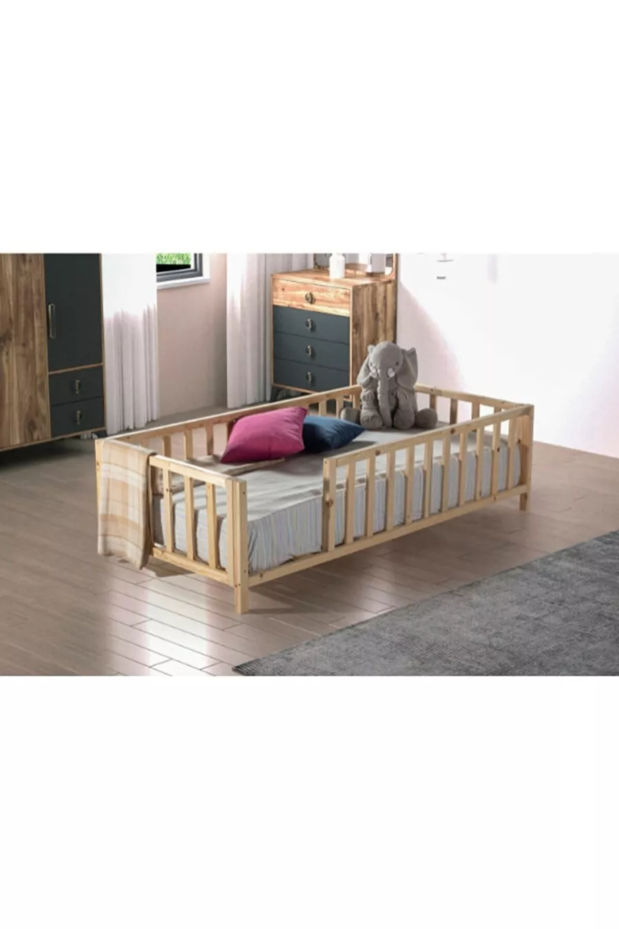 Lit Montessori en bois Pera