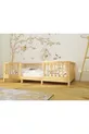 ALAZ - LIT DE SOL EN BOIS NATUREL POUR BÉBÉS ET ENFANTS, POUVANT ÊTRE UTILISÉ DEVANT MONTESSORI