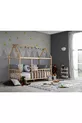Lit Montessori naturel pour bébé enfant unisexe avec cadre