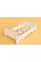 Lit pour enfant au sol - base pour enfant - cm - Lit bébé et enfant - MDF - BLANC