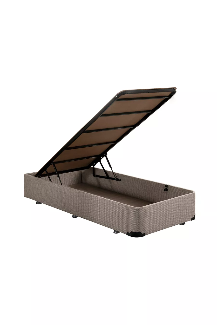 Niron Baza - Lit coffre simple Cm avec tissu classique