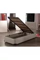 Niron Baza - Lit coffre simple Cm avec tissu classique