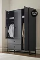 Armoire Kalinsta à 3 portes - Noir
