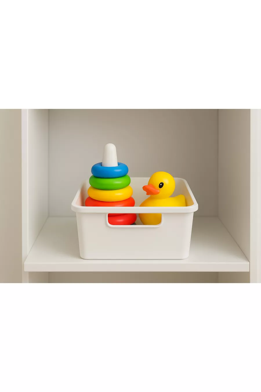 Boîte de rangement pour jouets et objets, organiseur de placard, boîte organiseur pour salle de bain