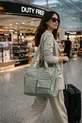 Sac à dos quotidien pour eau - Compartiment pour ordinateur portable, Détails matelassés, Multiples poches, Poche pour biberon, Accessoire pour valise, Sac maman bébé vert, Sac de soins pour bébé vert