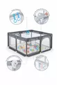 Aire de jeux sécurisée Original Playard Plus pour bébés et enfants, parc de jeux, tapis de jeu et balles, gris