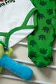 Ensemble de bodies pour bébé unisexe vert grenouille, lot de 3