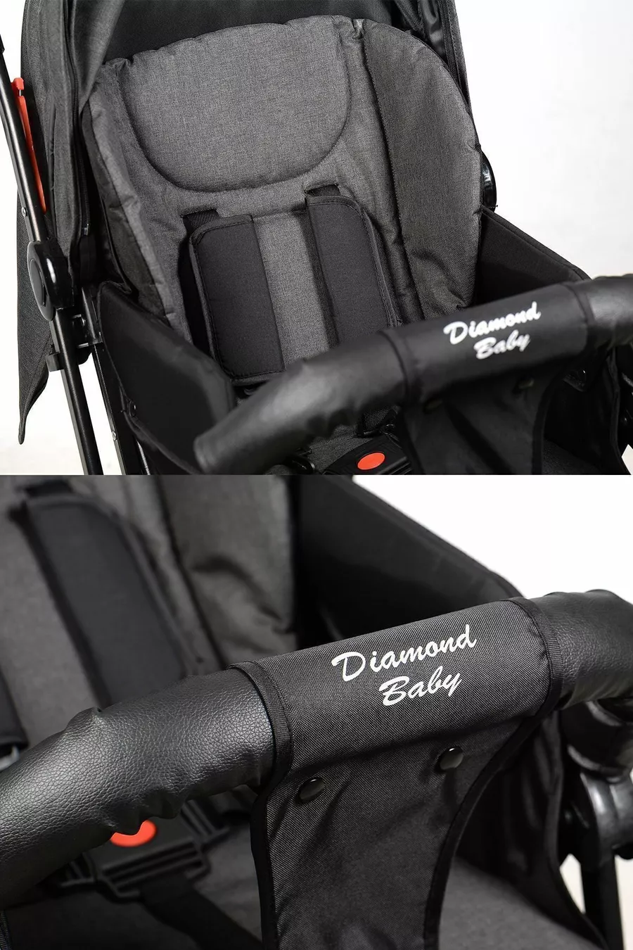 Poussette pour bébé réversible Antracyte Sapphire