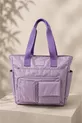 Sac Quotidien Hydrofuge - Compartiment pour Ordinateur Portable, Détails Matelassés, Multi-Poches, Poche pour Biberon, Accessoire de Valise, Sac Maman Violet, Sac de Soins pour Bébé Violet, Sac de Maman