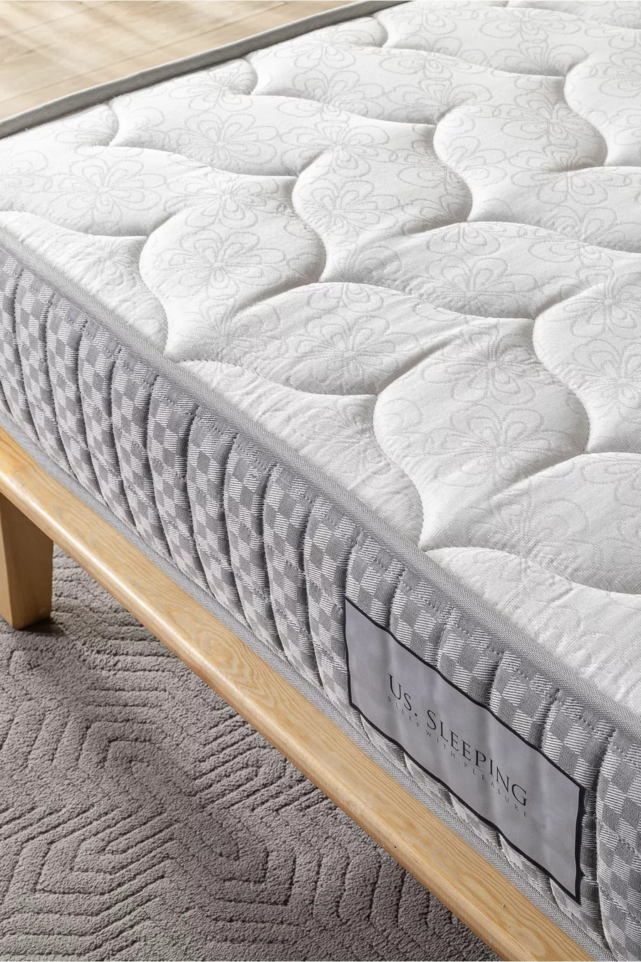 Matelas entièrement orthopédique Natural Soft avec plume d'oiseau et mousse,  cm (±1 cm)