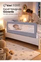 Barrière de sécurité pour bébé – Barrière de lit pliable pour enfant, anti-chute – CM Gris