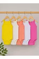 Body pour bébé avec boutons-pression et bretelles en corde de 5 couleurs