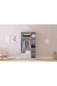 Armoire Lina Country 3 portes 2 tiroirs avec miroir