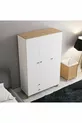  VENTO ARMOIRE 3 PORTES PANIER-BLANC
