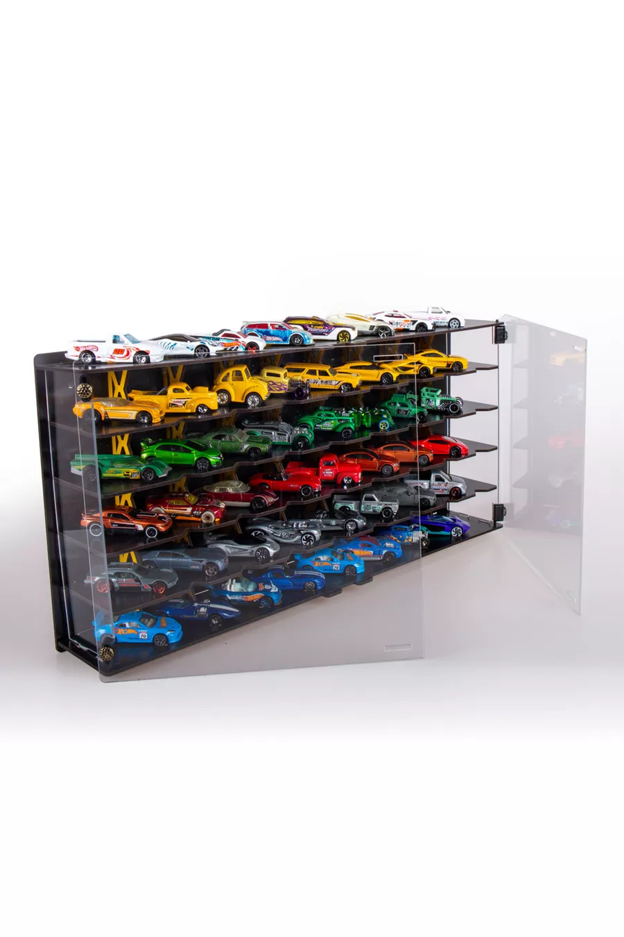 Couvercle en plexiglas pour voiture 1/ Compatible Hotwheels et Matchbox, étagère de voiture de collection, garage pour voitures miniatures