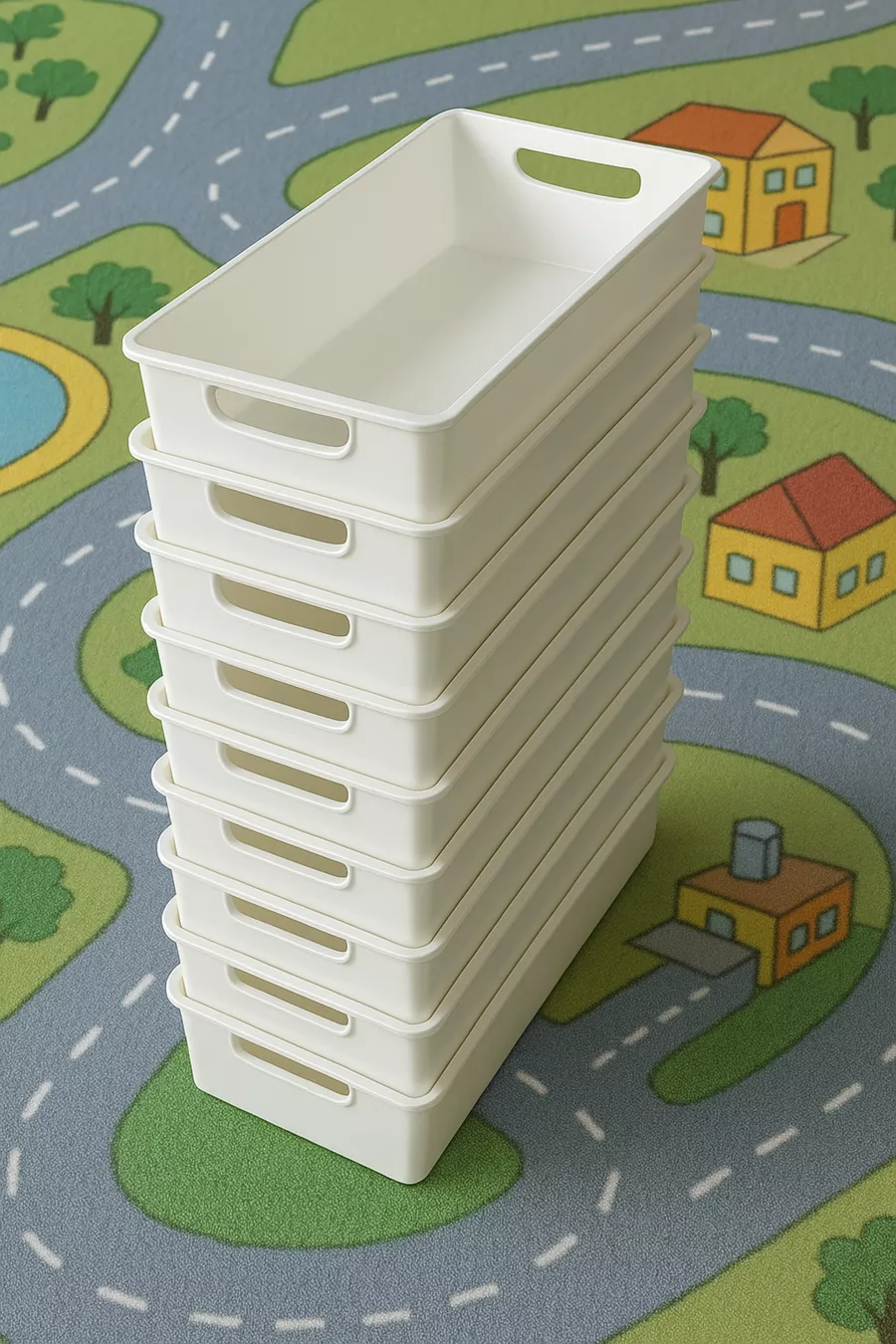 Boîte de rangement pour jouets et objets, organiseur de placard, boîte organiseur pour salle de bain