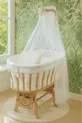 Ensemble de sommeil pour berceau crème avec dentelle française