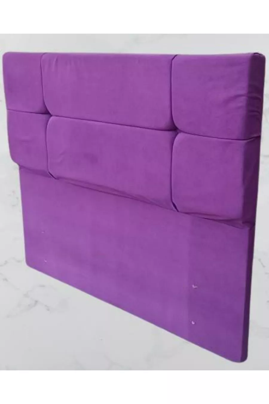 Titre DK Simple Tissu en velours de poulain Fuchsia foncé Rembourrage matelassé fait à la main