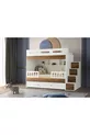Lit superposé Berlin / 2 pièces avec matelas à ressorts en bambou inclus