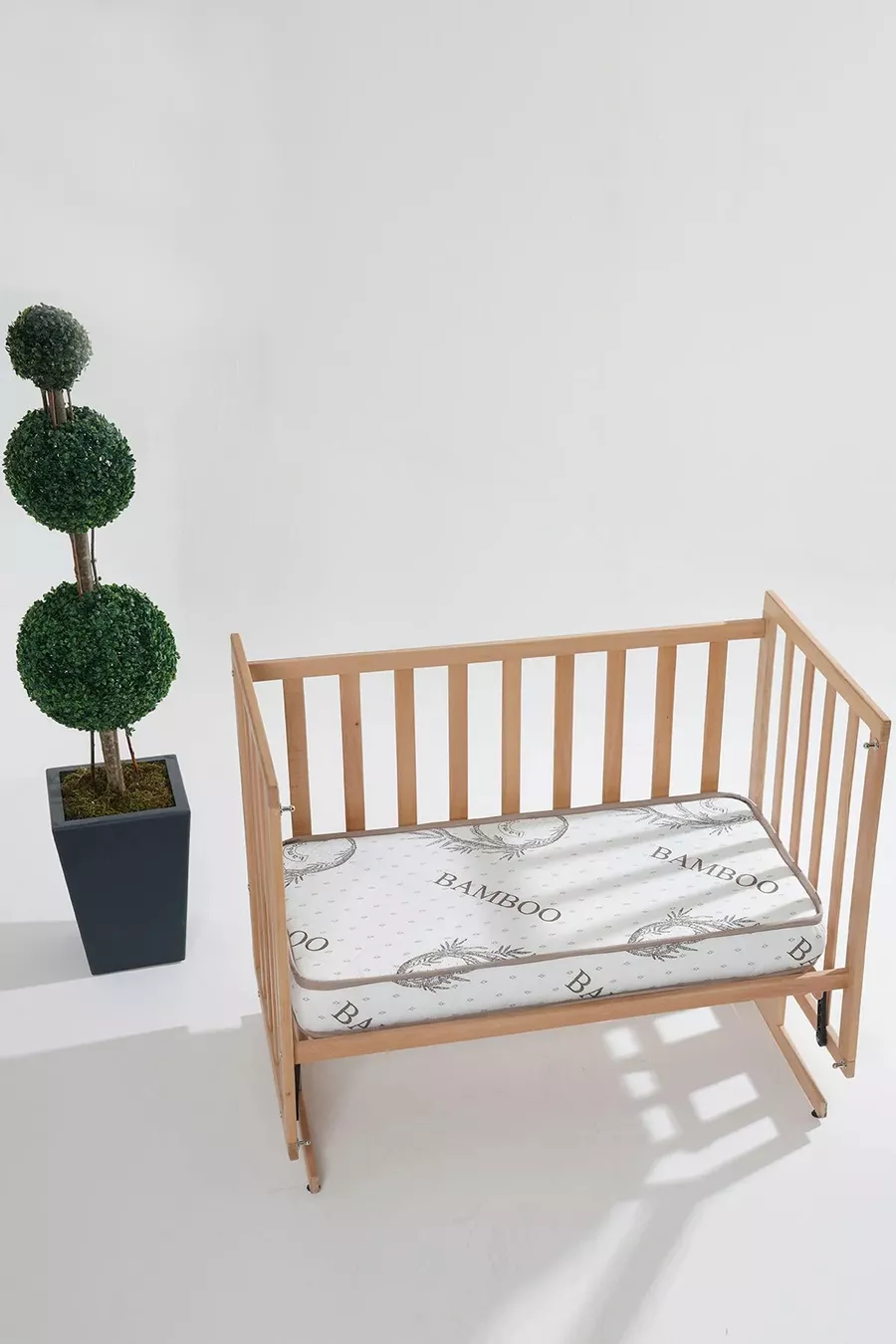 Lit pour bébé et enfant en bambou, lit de parc, lit d'appoint pour maman et lits pour bébé, matelas orthopédique CM